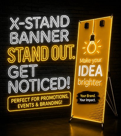 X Banner Standee